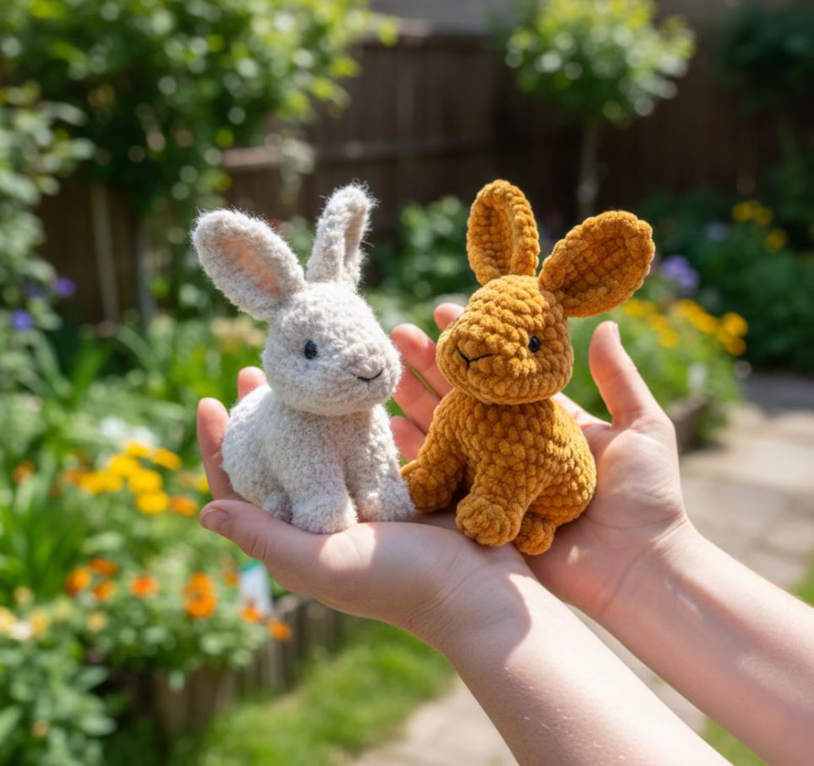 Mini Bunny Crochet Pattern PDF 🐰