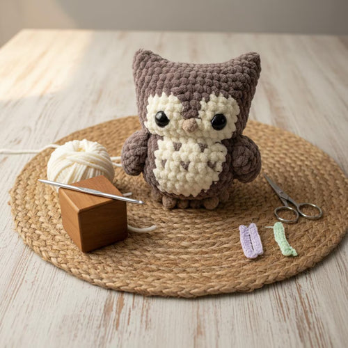 Chubby Owl Crochet Pattern PDF 🦉