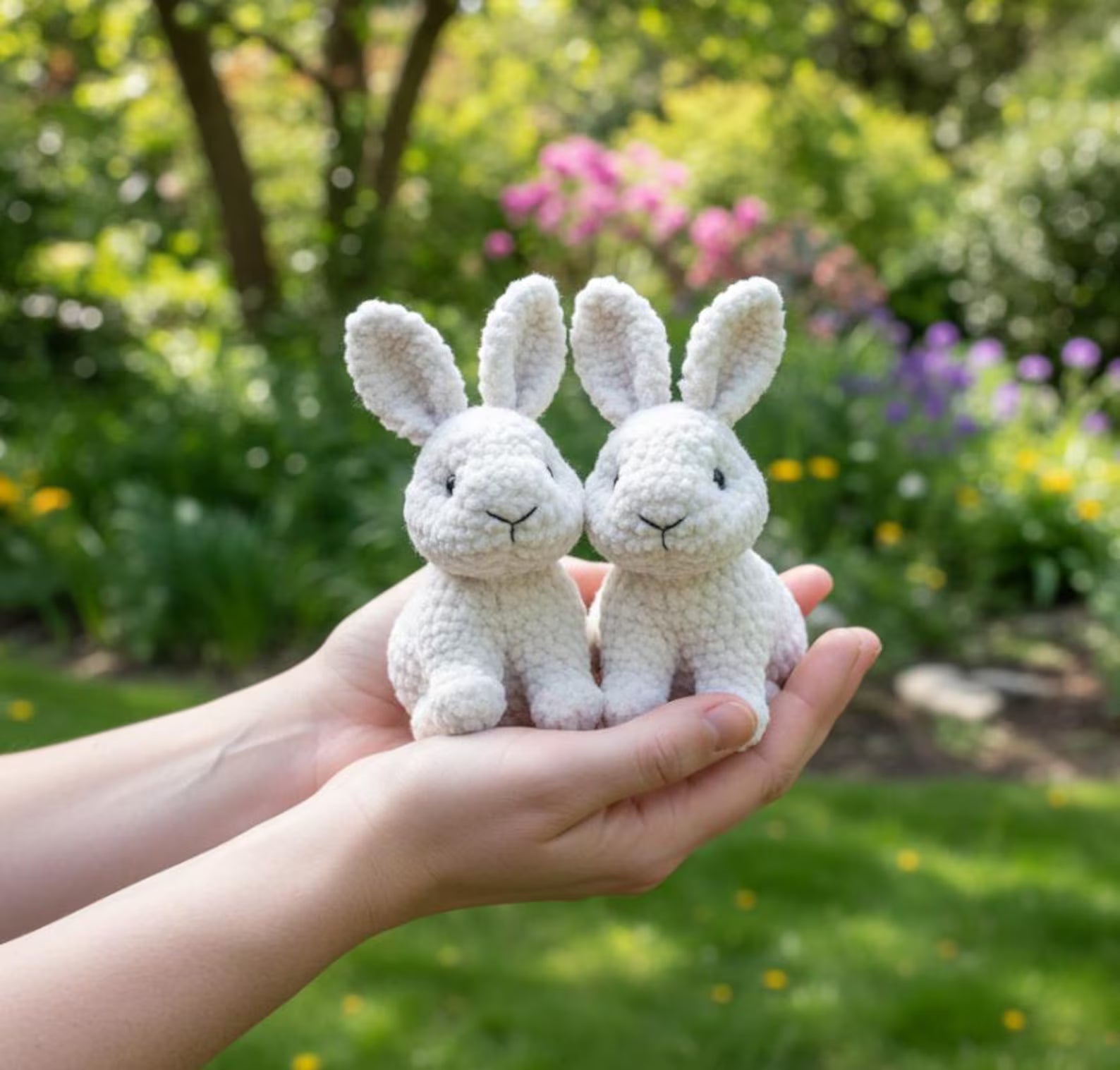 Mini Bunny Crochet Pattern PDF 🐰
