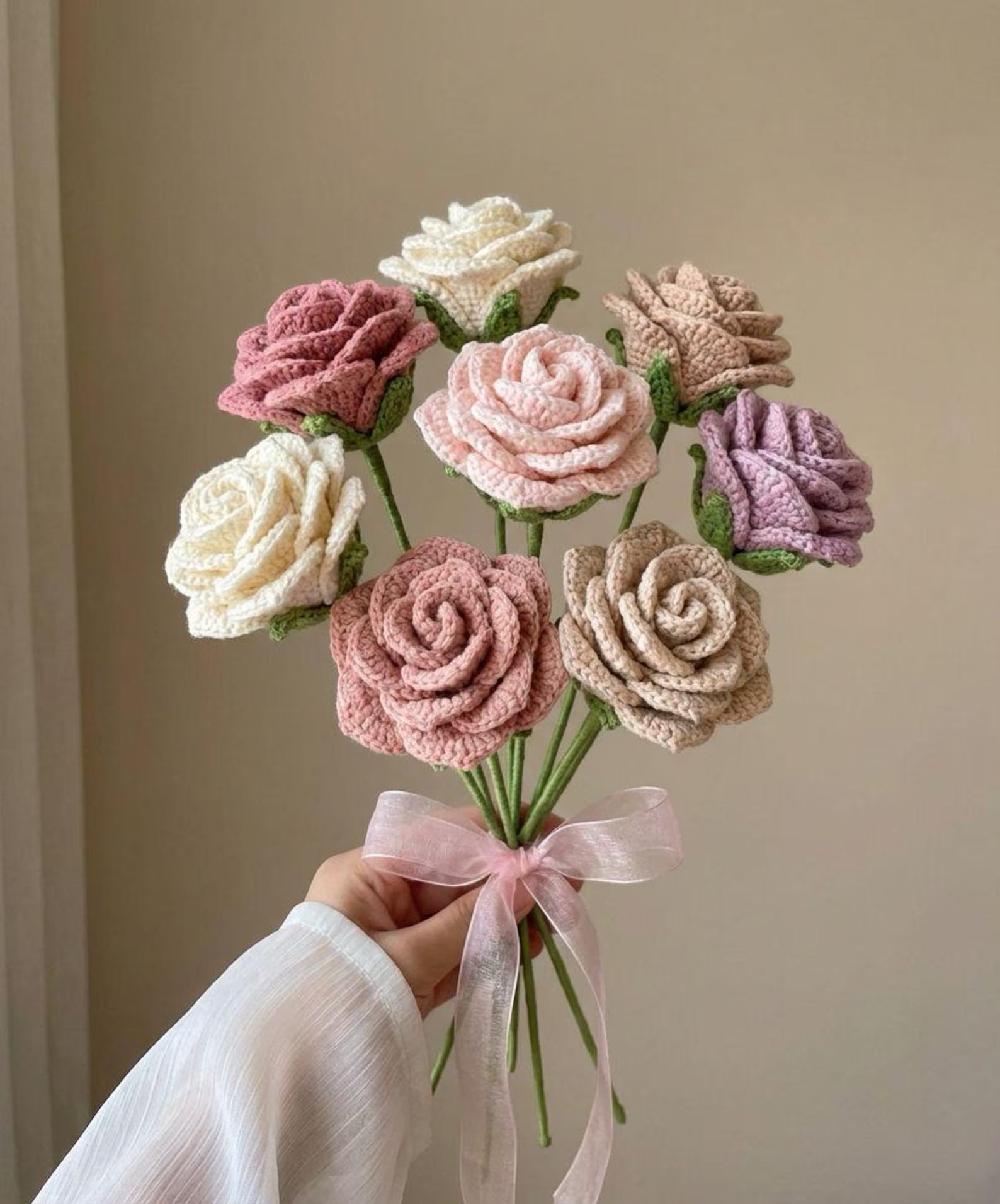 Crochet Flower Bouquet PDF Pattern 🌸
