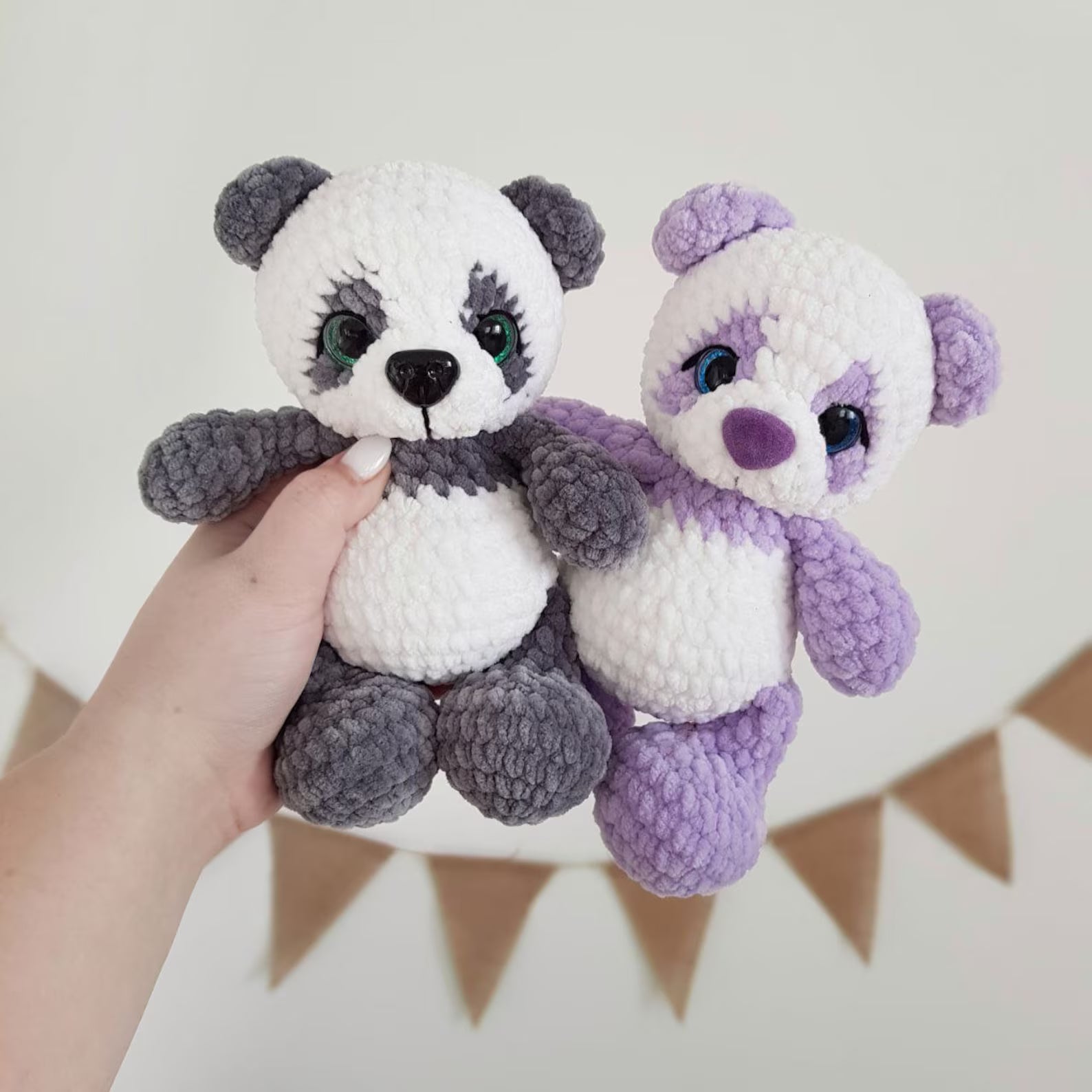 Panda Crochet Pattern PDF 🐼
