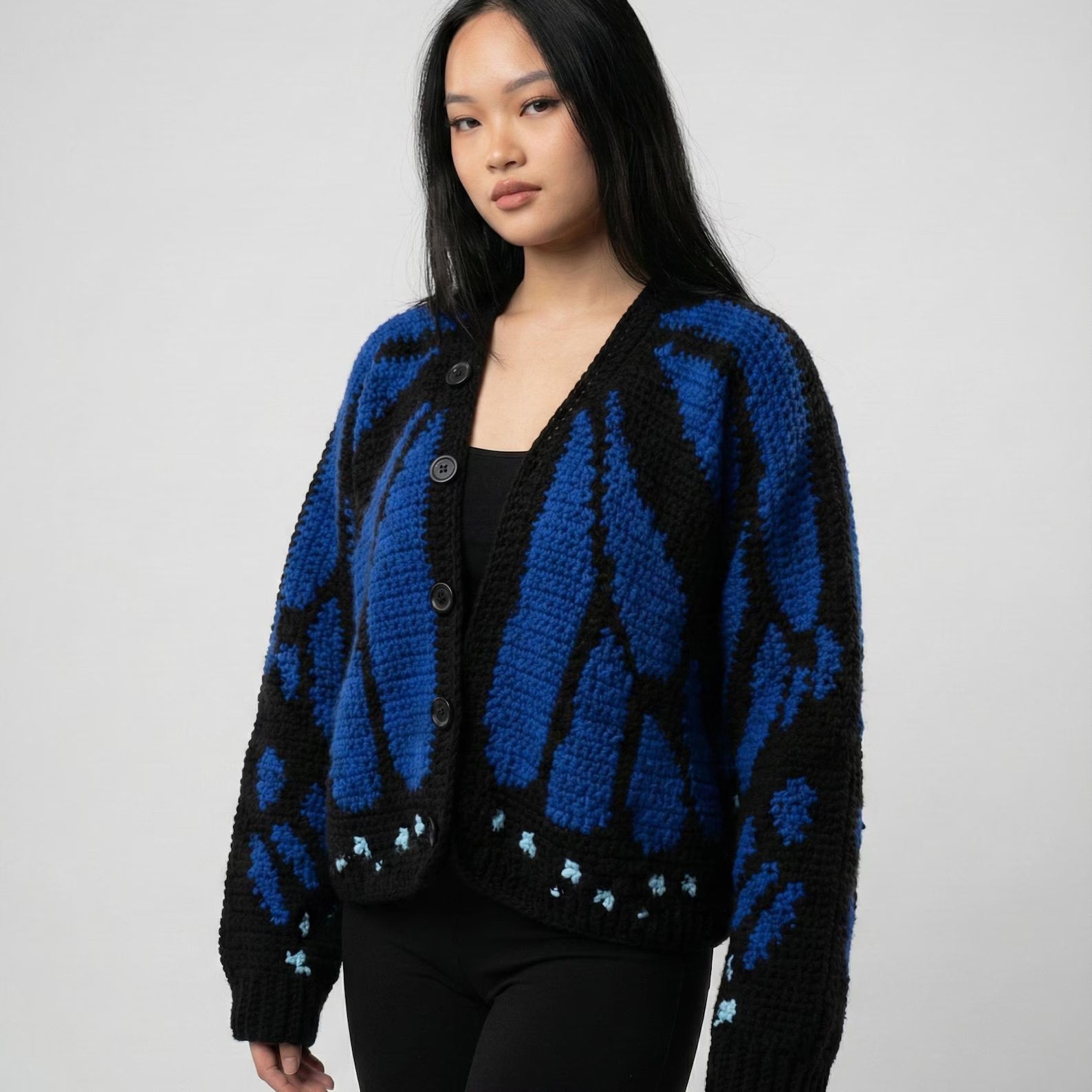 Monarch Butterfly Cardigan PDF Pattern 🦋