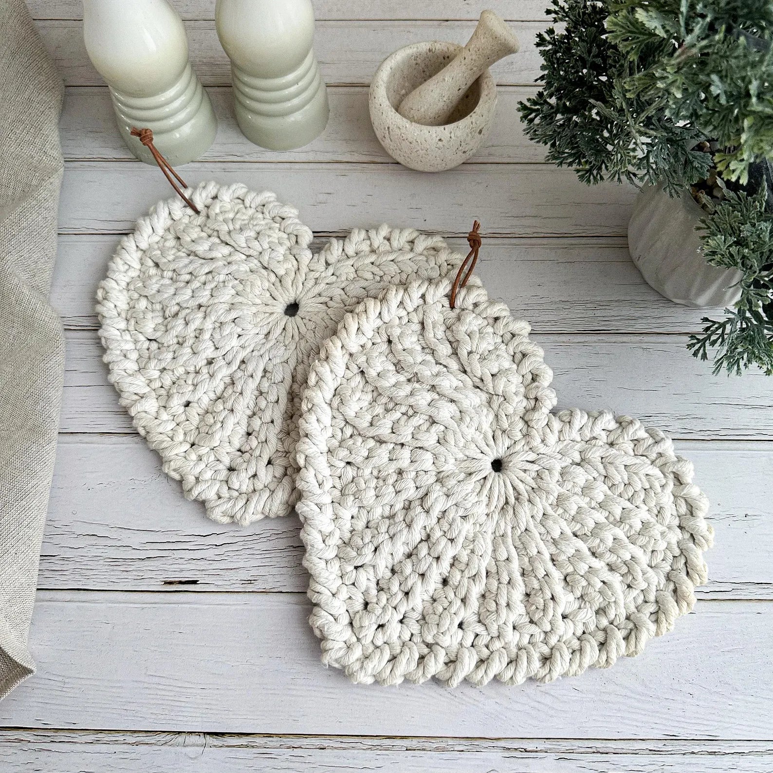 Heart Trivet Potholder PDF Pattern ❤️
