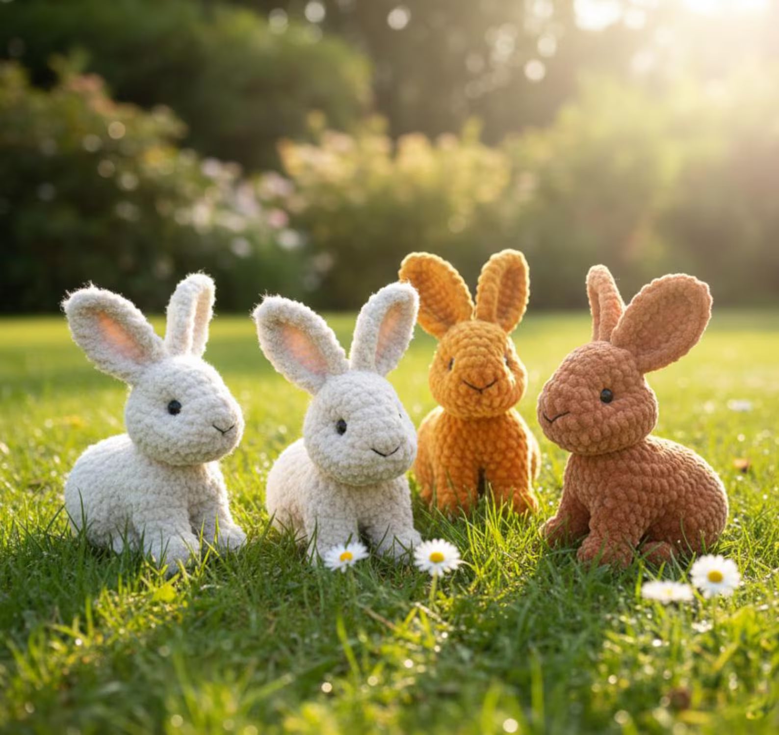 Mini Bunny Crochet Pattern PDF 🐰