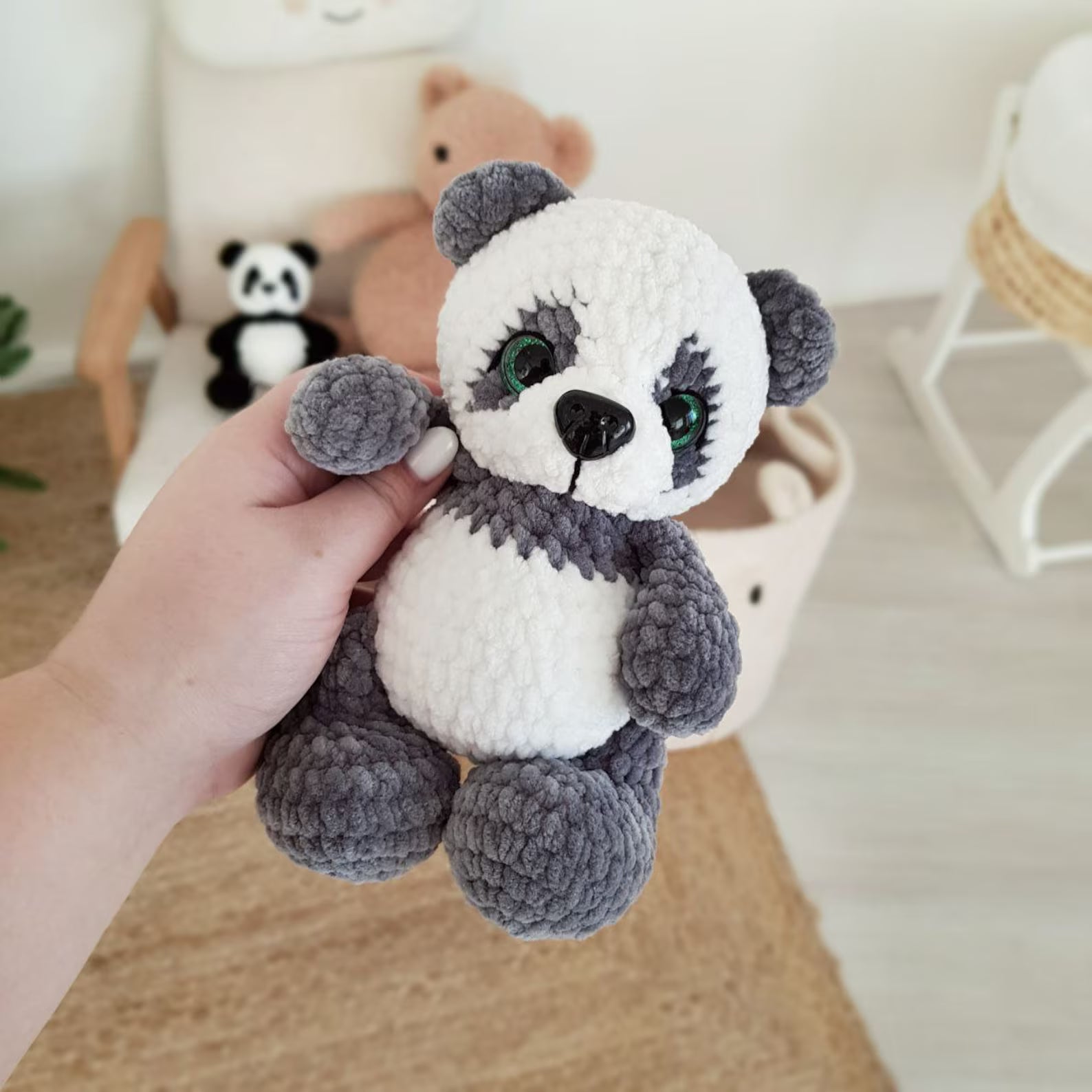 Panda Crochet Pattern PDF 🐼