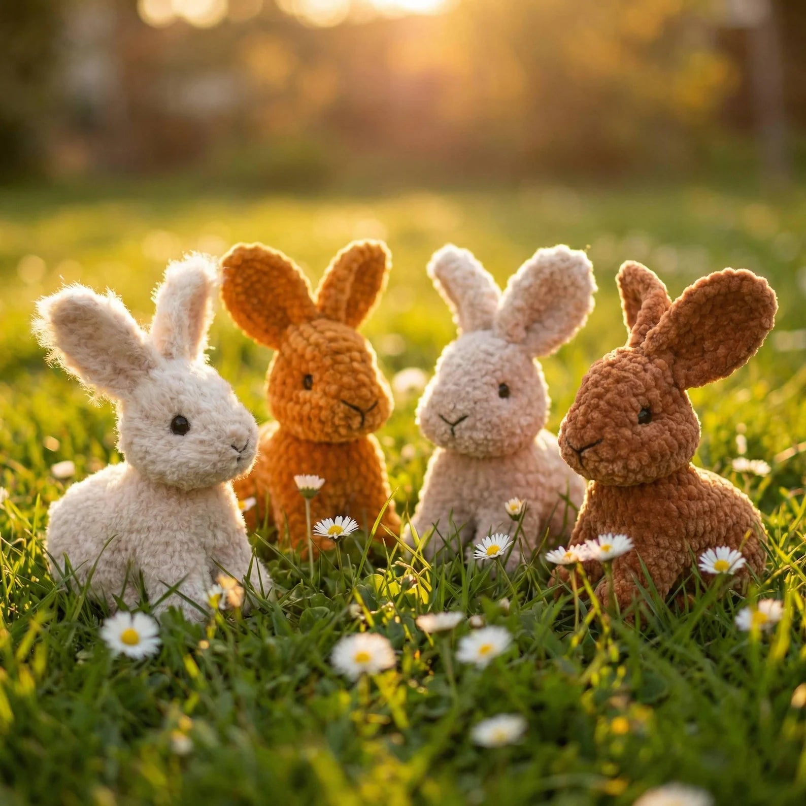 Mini Bunny Crochet Pattern PDF 🐰